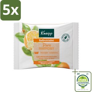 5 x Kneipp - Badbruistablet - Oranje lindebloesem - Grootverpakking - Badtablet - Badproduct - Oranje Lindebloesem - Ontspanning - Stressvermindering