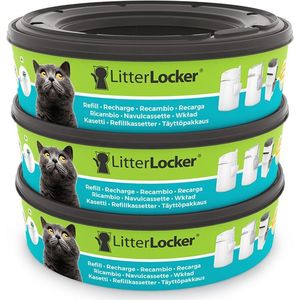 litter locker kattenbakfilter navullingen 3st voor de litter locker design ben makkelijk en hygienisch gebruik