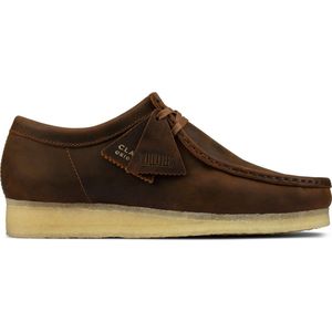 Clarks - Wallabee - Leren Schoenen - Bruin - Casual