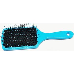 Rojafit Megabrush -Professionele Pneumatische Haarborstel- XXL- Rechthoek- 24,5 cm x 8 cm - Blauw