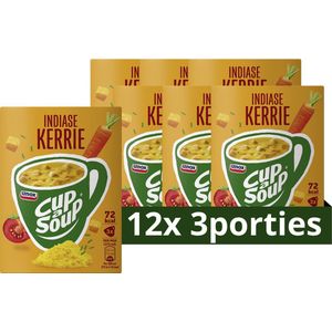 Unox Indiase Kerrie Cup-a-Soup - 12 x 3 x 175 ml - Voordeelverpakking