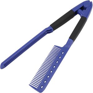 V Shaped Straight Comb - Salon Hair Brush - Anti-static - Heat Resistant - Haarstyling - Kappersbenodigdheden - Thuisgebruik