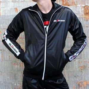 Sk8erboy shiny jacket - Zwart- 2XL