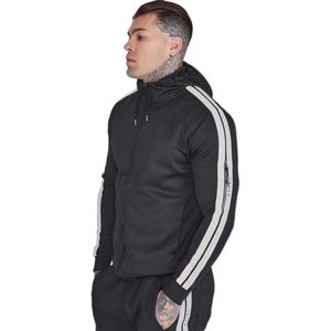 Siksilk - Full Zip Sweatshirt - Zwart - Heren