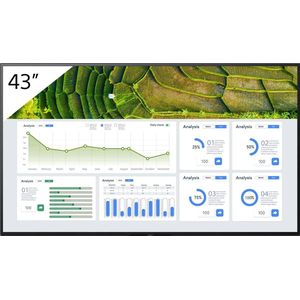 Sony FW-43BZ30L/TM - Digitale UHD Signage Flatscreen - Android - 43 Inch - Zwart