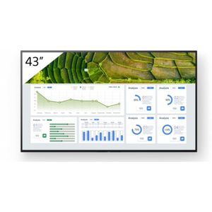 Sony FW-43BZ30L/TM - Digitale UHD Signage Flatscreen - Android - 43 Inch - Zwart