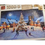 King Christmas Village puzzel stukjes feestdagen