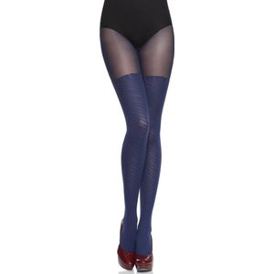 Merry Style Dames Panty - 60 DEN - Halsterloos - Polyamide - MS-GB-355 - Navyblauw - S
