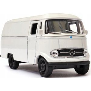 Mercedes-Benz L319 Panel Van (Wit) (11 cm) 1/34 Welly Nex {Modelauto - Schaalmodel - Modelauto - Miniatuurauto - Miniatuur autos}