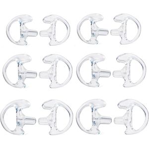 Vervangende Zachte Siliconen Oordopjes voor Twee-Weeg Radio's - Covert Oortje Headset