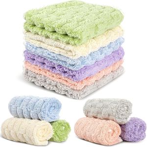 Inovra - Flanellen gezichtsdoek verpakking 6 stuks - Herbruikbare en zachte reinigingsdoeken voor gezicht - Make-up remover - Microvezel.