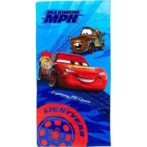 Cars strandlaken - 100% katoen - Disney Cars handdoek - 140 x 70 centimeter