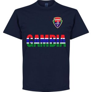 Gambia Team T-Shirt - Navy - L