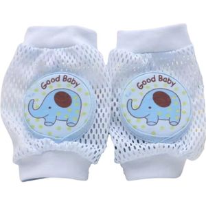 Baby Kniebeschermers – Ademend Mesh – Voor 0-3 Jaar – Zomer Comfort – Kruipen & Leren Lopen