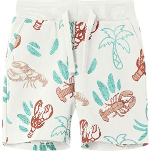 Name It mini jongens short FIN Cloud Dancer Regular Fit
