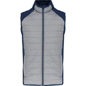 PROACT® BODYWARMER BI-MATERIAAL PA235 - Marl Grey / Sporty Navy - XXL