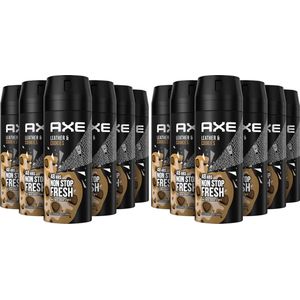 AXE Deodorant / Bodyspray - Collison Leather&Cookies - JUMBOPAK 12 x 150 ml