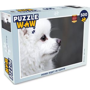 Puzzel Hond kijkt in verte - Legpuzzel - Puzzel 500 stukjes