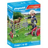 PLAYMOBIL Action Heroes Dierenbescherming brandweer - 71467