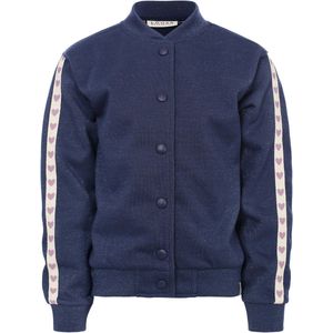 LOOXS Little 2601-7339-167 Meisjes Sweater - Maat 92 - Blauw van 85% COTTON 15% LUREX