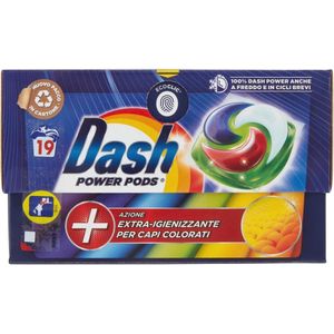 Wasmiddel capsules met extra desinfecterende werking voor gekleurde was - 19 wasbeurten