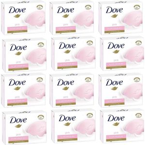 Dove Zeep - Pink 4x90gr - 12 stuks - Voordeelverpakking - Handzeep