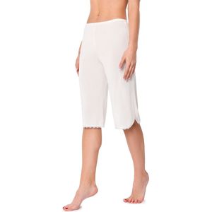 Bellivalini BLV-BLV50-258-UW Dames Broekonderrok - Knielengte - elastisch – licht - met kant - Viscose - Ecru - XS