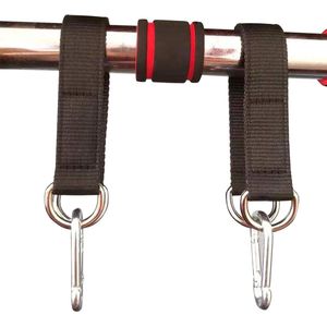 Hangstoel touw en karabijnhaak set - 2 x 40 cm - waterdicht & duurzaam