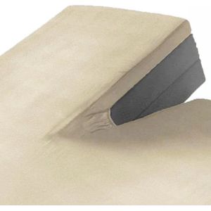 Hoeslaken - Wit - Katoen - 1-Persoons