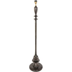 Steinhauer vloerlamp Bois - zwart - hout - 3679ZW