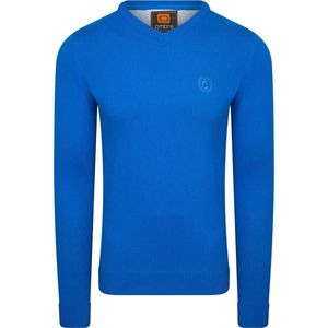 Ombre - heren sweater blauw - v-hals - vita
