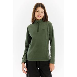 Protest Kids Remutey 1/4 Zip Active Top Fleecetrui (Kinderen |olijfgroen)