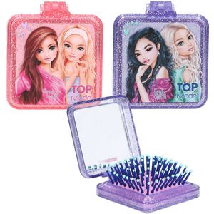 Depesche - TOPModel - Klapborstel - Roze en Paars - 1 stuk