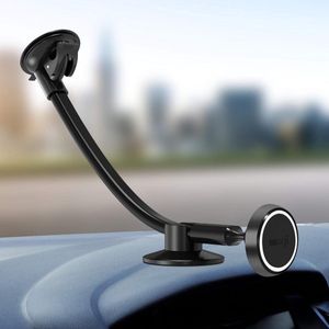 Mobiele telefoonhouder auto 360 graden met extra lange zwanenhals, magneet en zuignap - Universeel dashboard/voorruit - Compatibel met iPhone, Samsung, Huawei