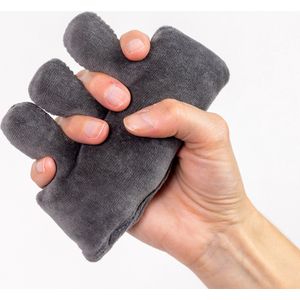 Vinger contractuur kussentje of handrol : voor vingers, 13 x 8,5 cm