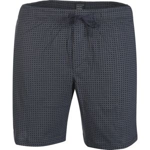 SCHIESSER Mix+Relax lounge broek - korte pijpen - dun - blauw geruit - Maat: L