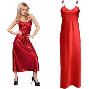 Iga hoogwardige satijn slipdress rood S