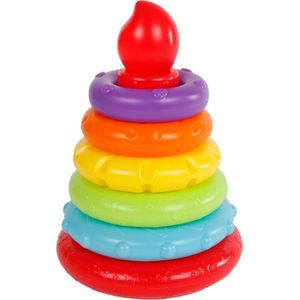 Mini Club Stapelpiramide Junior 13,5x13,5x20 Cm 6-delig