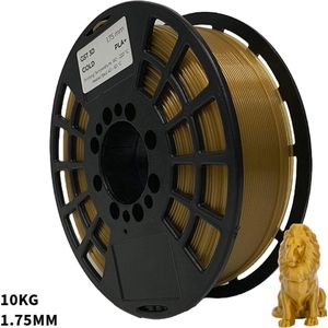 Goud met Zilvere spikkels PLA+ 1kg 3D Printer Filament 1.75 mm - Hoge Kwaliteit en Duurzaam - Compatibel met Creality, Bambu Lab, Esun en Andere 3D Printers - Voor 3D Printen van Prototypes, Modellen, Accessoires - voor Professioneel en Thuisgebruik