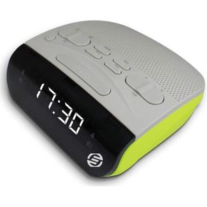 Equivera Wekkerradio Op Netstroom - Klokradio - Wekkerradio - Klokradio Met Wekker - Wekkerradio Dab - Wekker Dab Radio