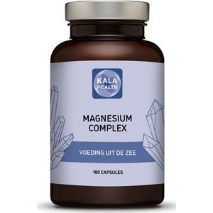 Magnesium Complex - 180 capsules | Draagt bij tot vermindering van Moeheid en Uitputting - Kala Health