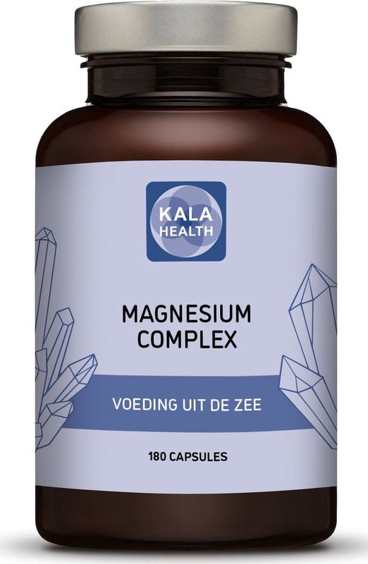 Magnesium Complex - 180 capsules | Draagt bij tot vermindering van Moeheid en Uitputting - Kala Health