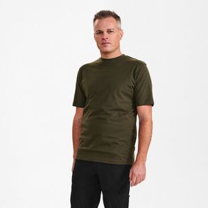 Engel Extend katoenen T-shirt 9053-551 - Forest Green - L