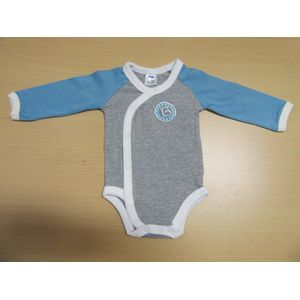 3 Pack body voor jongens van dirkje , blauw grijst ,  6 maand  68