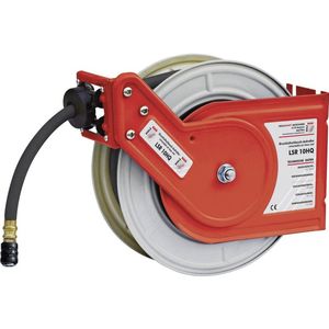 Holzmann Maschinen LSR10HQ Pneumatische slanghaspel 10 m 10 bar Muurbevestiging, Plafondbevestiging