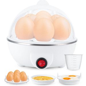 Eierkoker Electrisch - 7 Eieren - Koken, Pocheren - Eierkoker met timer