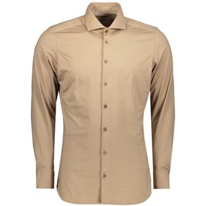 Pure H. Tico Overhemd Overhemd E21300 21750 218 Beige Uni Mannen Maat - W38