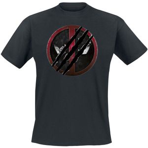 Deadpool 3 - Logo Heren T-shirt - zwart - M
