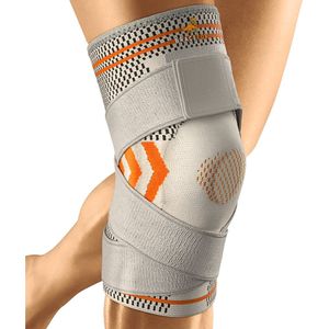 Bracefox® Premium Kniebrace - 'GenuFix' | Kniebandage met Straps & Baleinen | Patella ondersteuning | Heren & Dames | Elastisch & Ademend | Maat XXL