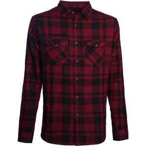 WCC West Coast Choppers Flannel La Bomba Herringbone Red/Black-S